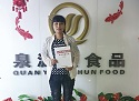 【贺】天津北辰区郑女士成功加盟张成荣电烤鸡架项目
