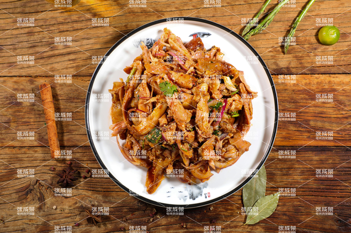 麻辣拌鸡腿